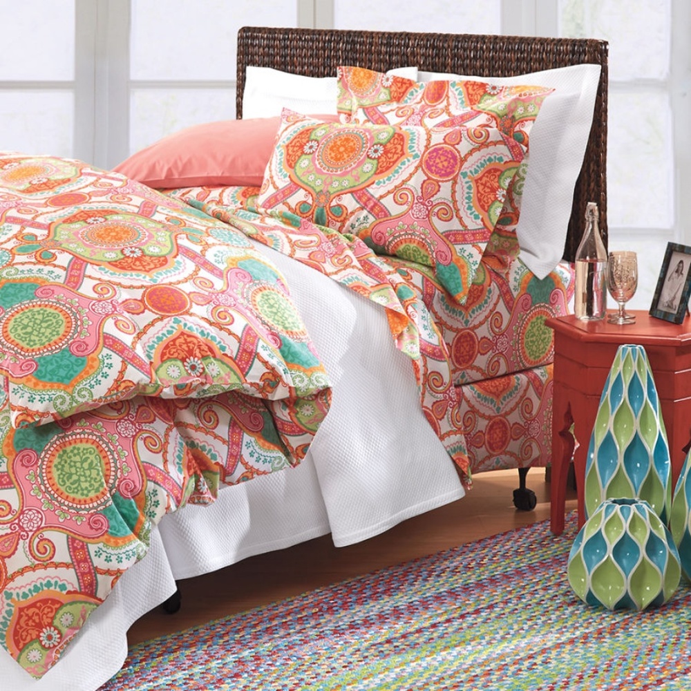 Cuddledown Corsica Girls Twin Fitted & Flat Sheets